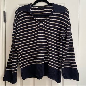 J. Crew Beach Sweater, cotton striped